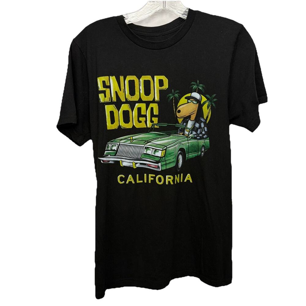 Snoop Dogg Shirt Mens Small Black Joe Cool California Graphic Rap Tee